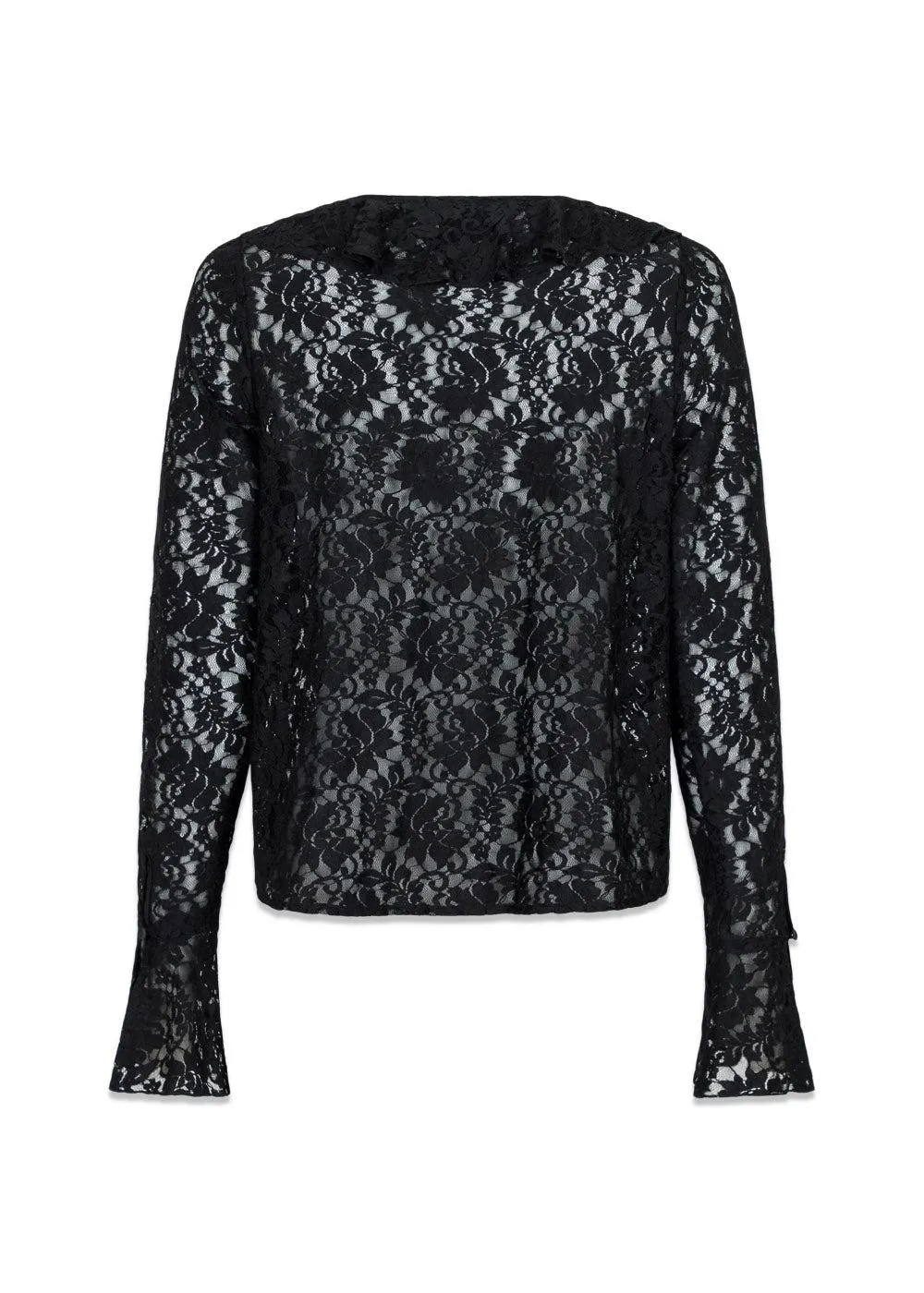 Anika Lace Blouse - Black