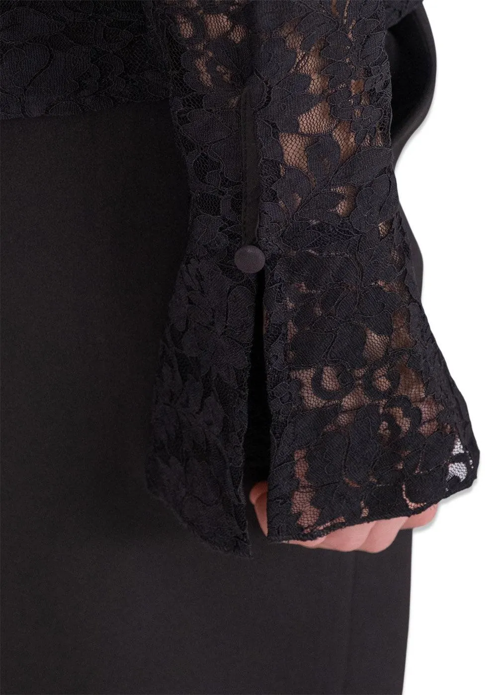Anika Lace Blouse - Black