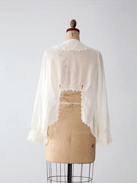antique lace blouse