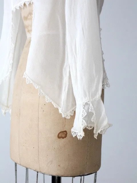 antique lace blouse