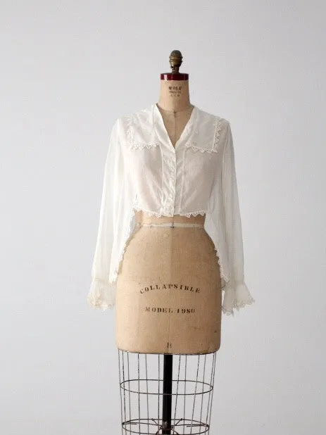 antique lace blouse
