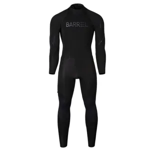 Barrel Mens 3mm Neoprene Back Zip Full Suit-BLACK