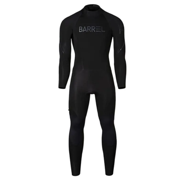 Barrel Mens 3mm Neoprene Back Zip Full Suit-BLACK