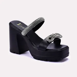 Black Formal Heel Slipper 0412255