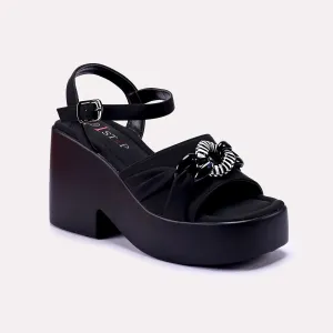 Black Heel Casual Sandal 0421193