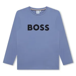 Boss - Blue/ Grey long sleeved T-shirt