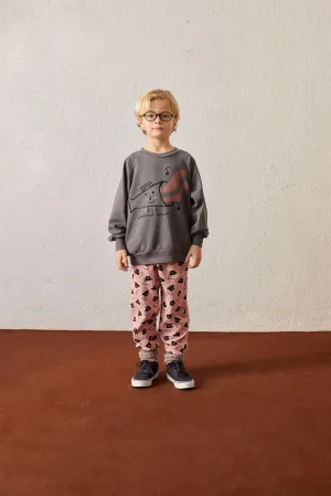 Chaplin All Over Sweatpants - Rose
