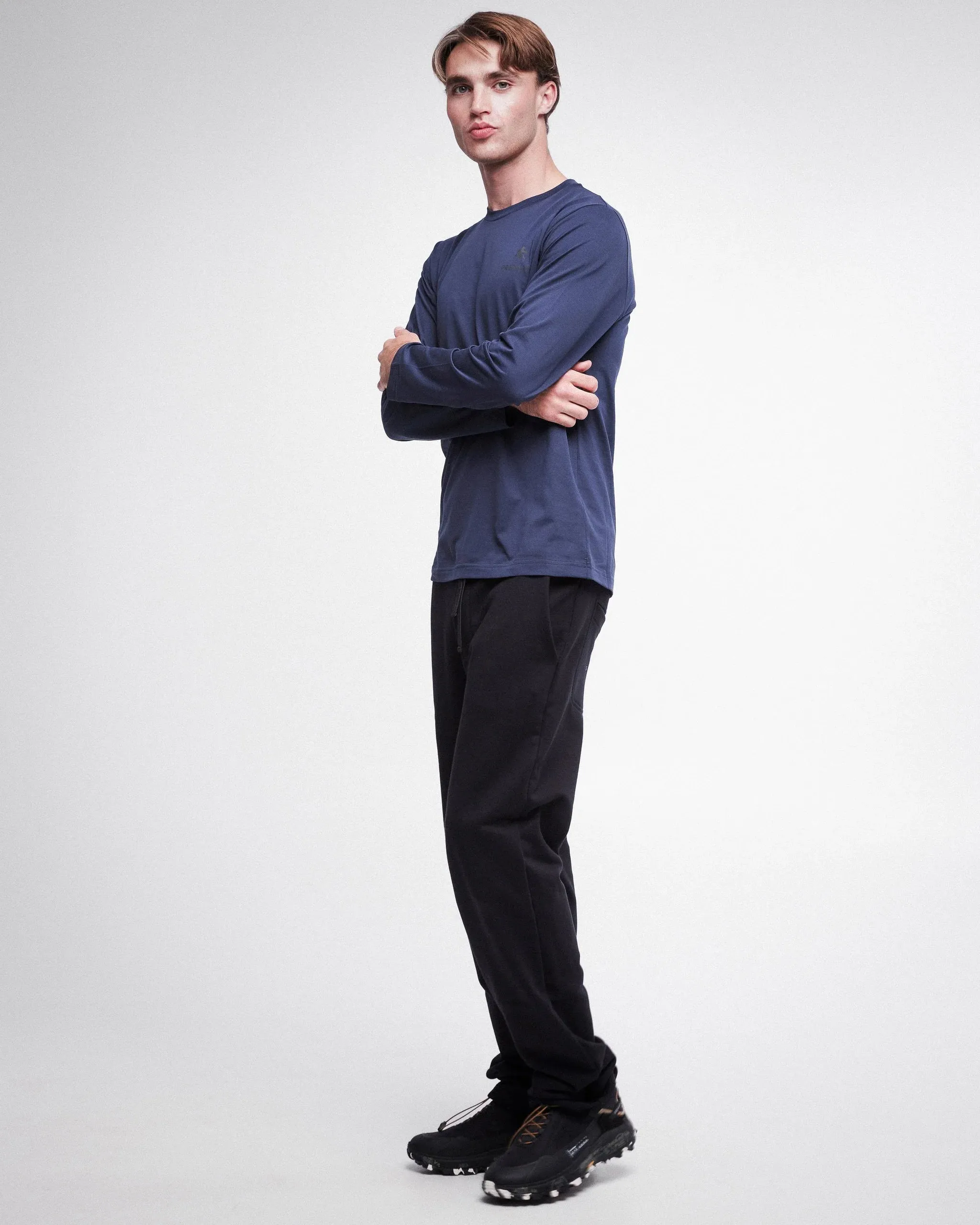Cotton Long Sleeved T-Shirt PR454310 Navy