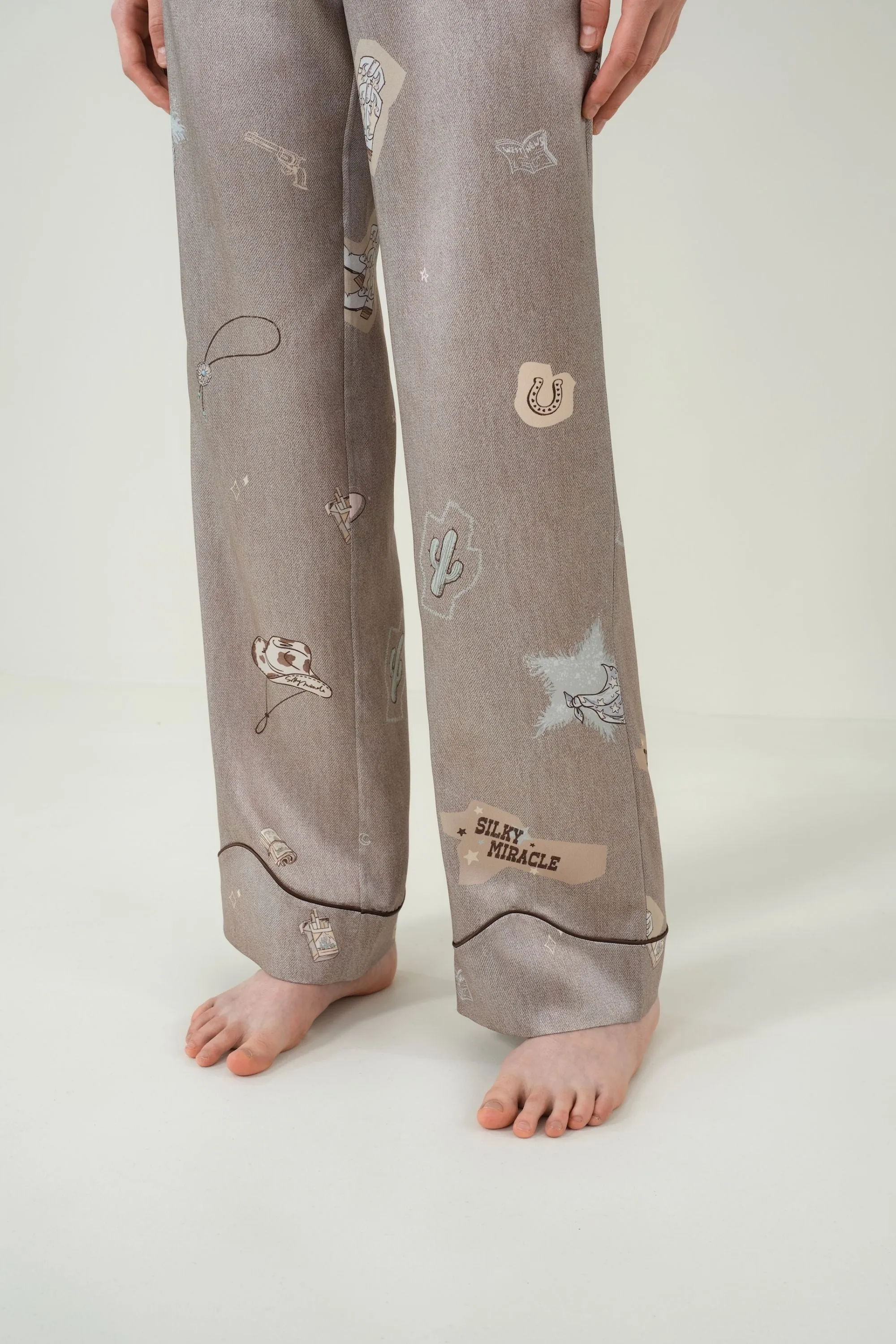 Cowboy Print Pyjama Set