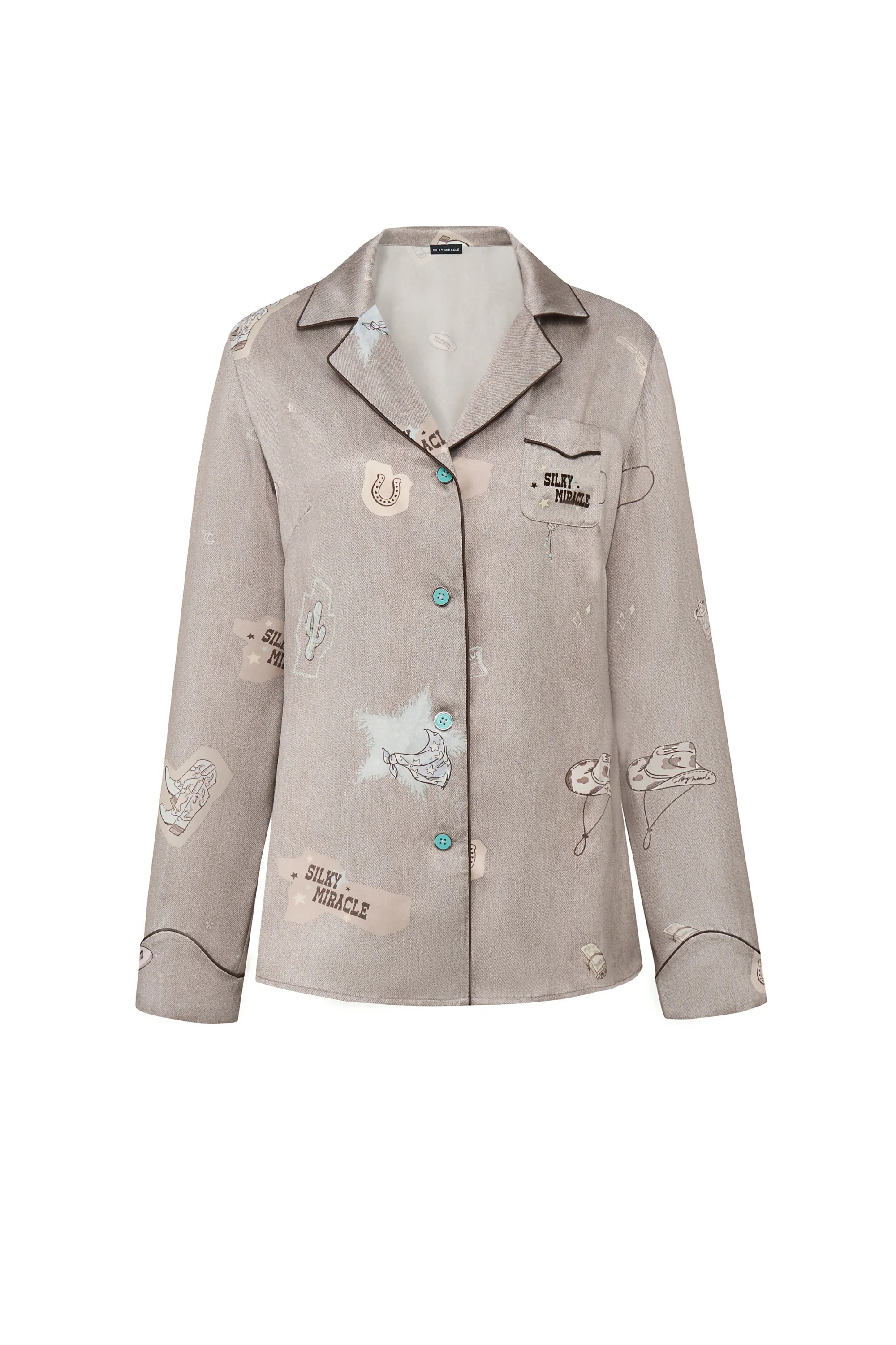 Cowboy Print Pyjama Set