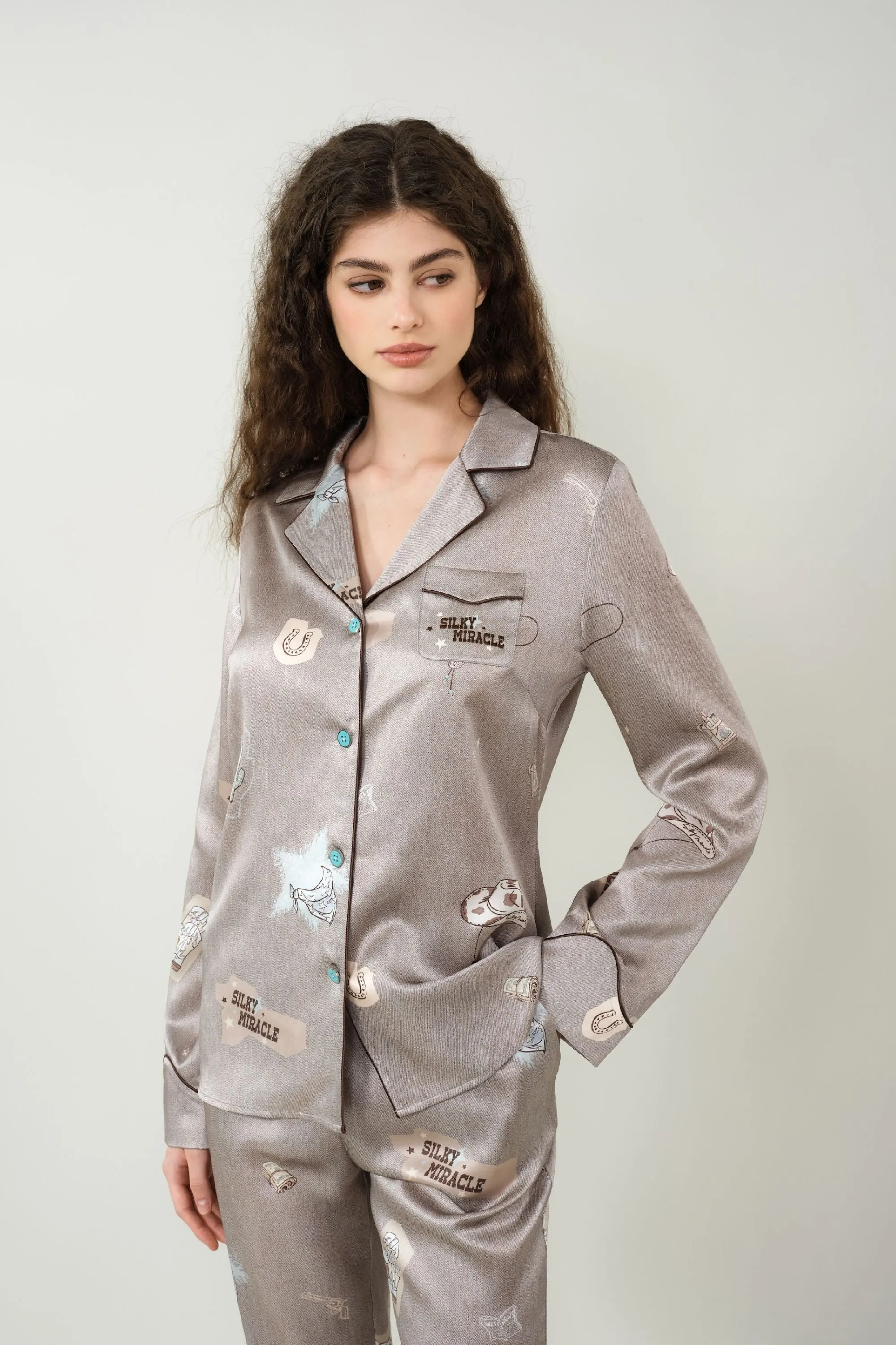 Cowboy Print Pyjama Set