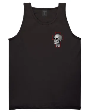 Cross And Skull Chest Mens Tank Top Shirt