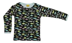 DUNS Long Sleeved T-shirt - Fish Black