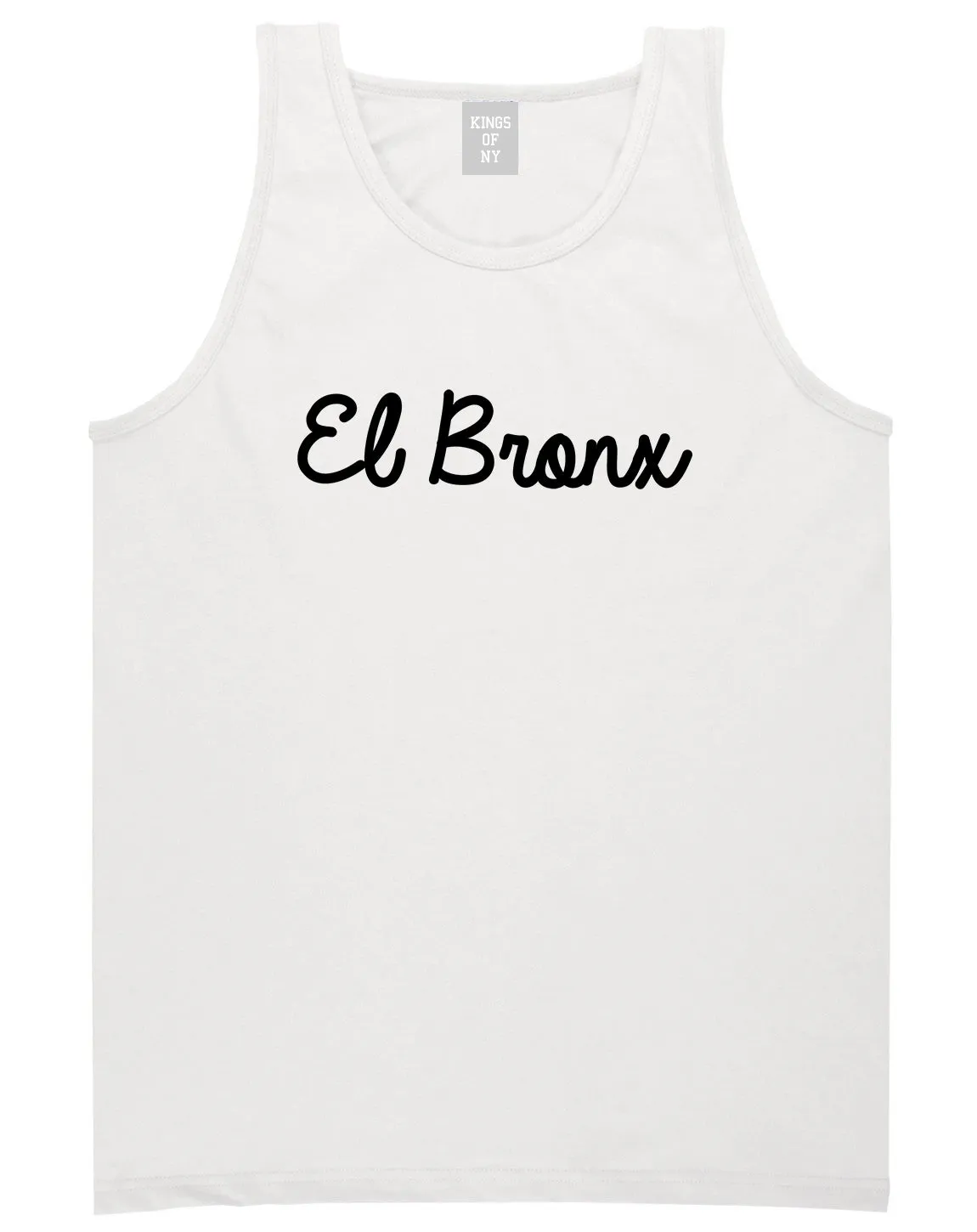 El Bronx Spanish Script Mens Tank Top Shirt