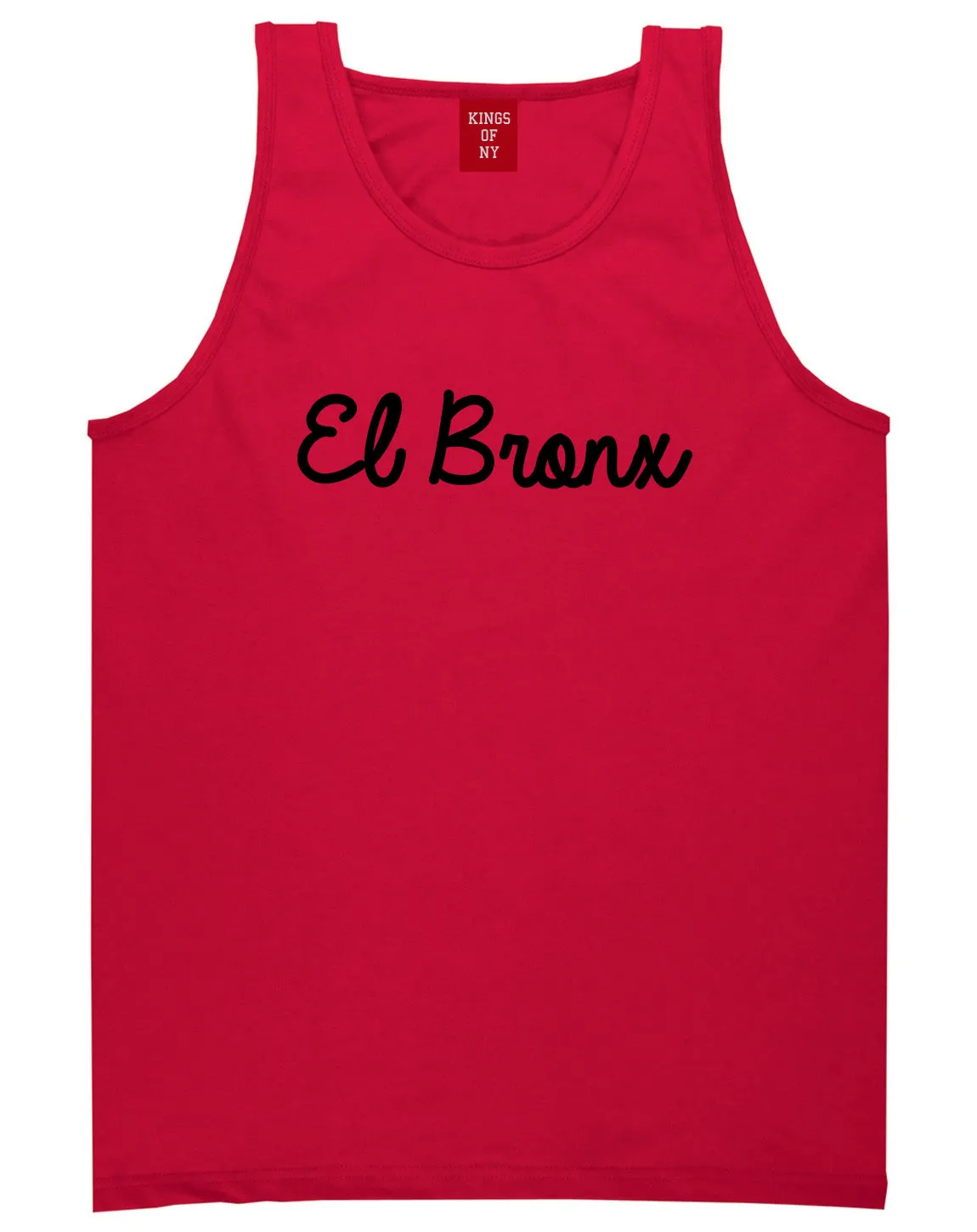 El Bronx Spanish Script Mens Tank Top Shirt