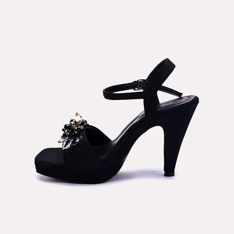 Euphoria Black Bridal Sandals 0421286