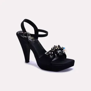Euphoria Black Bridal Sandals 0421286