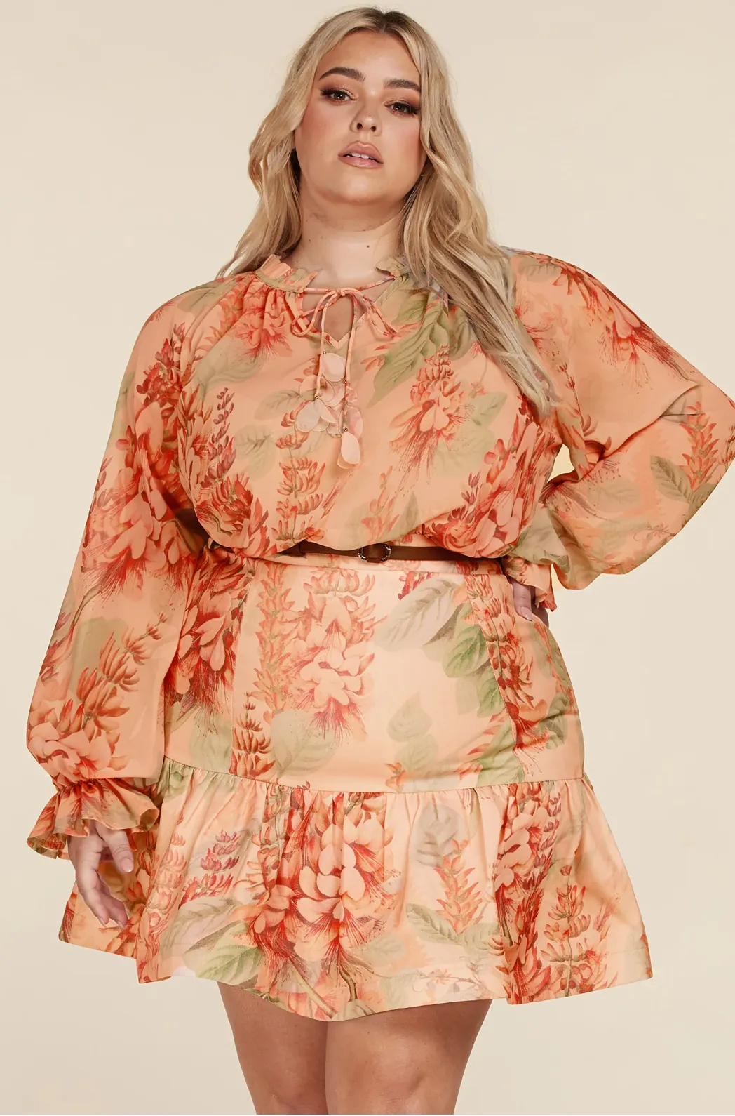 falling into floral set- plus