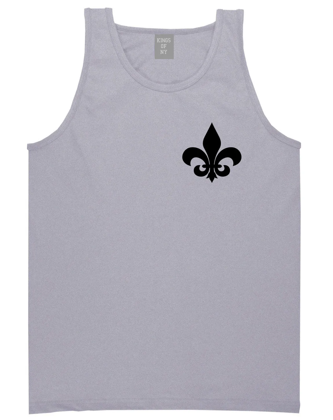 Fleur De Lis Chest Mens Tank Top Shirt