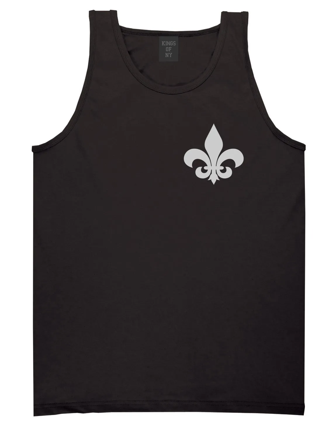 Fleur De Lis Chest Mens Tank Top Shirt
