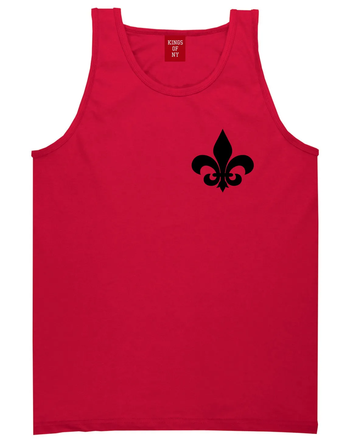 Fleur De Lis Chest Mens Tank Top Shirt