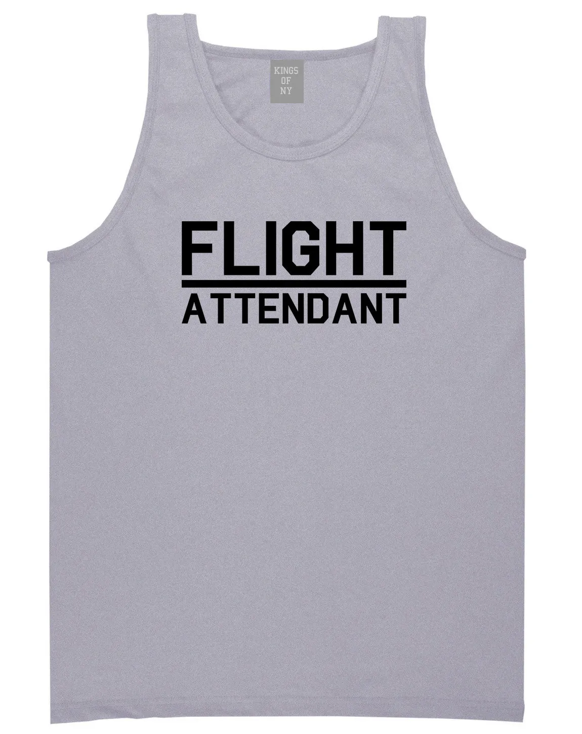 Flight Attendant Stewardess Mens Tank Top Shirt