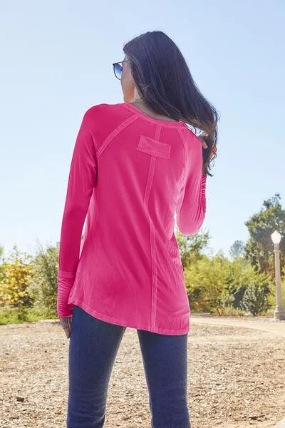 Full Size Round Neck Long Sleeve T-Shirt