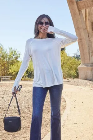 Full Size Round Neck Long Sleeve T-Shirt