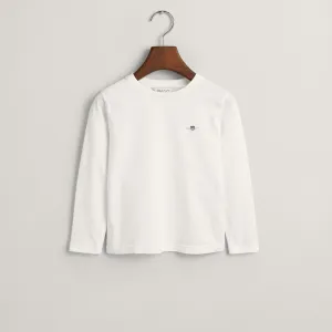 Gant - White LS T-shirt