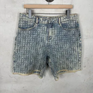 Givenchy Monogram Frayed Denim Shorts
