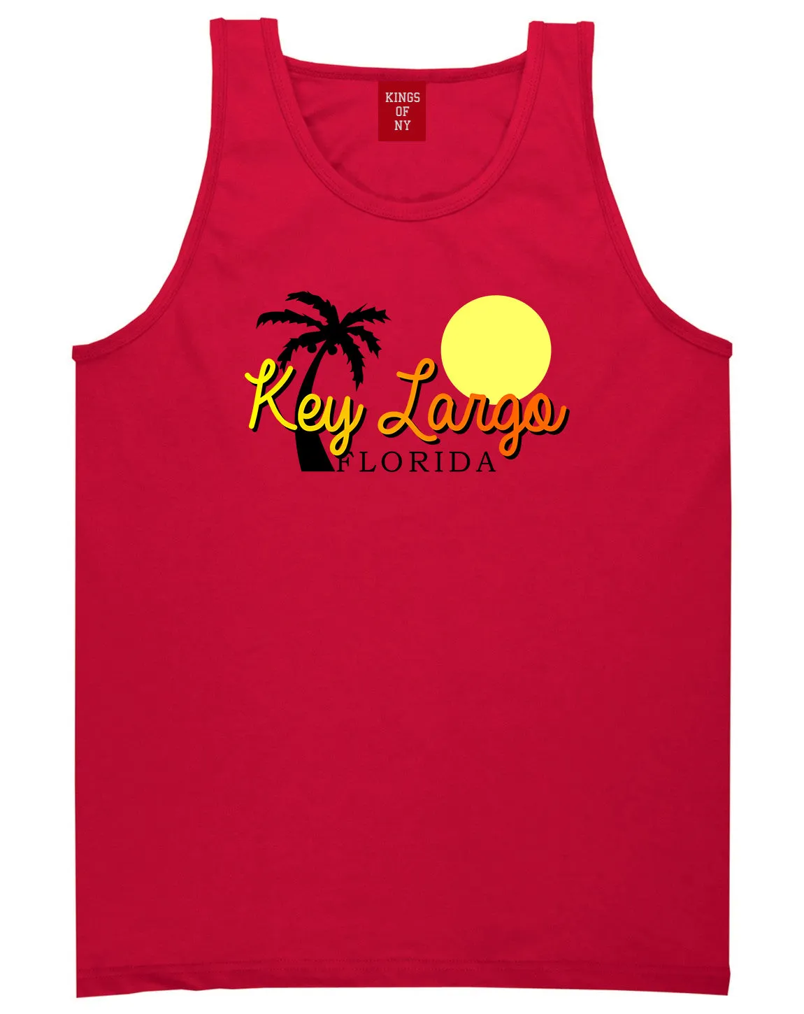 Key Largo Florida Souvenir Mens Tank Top Shirt