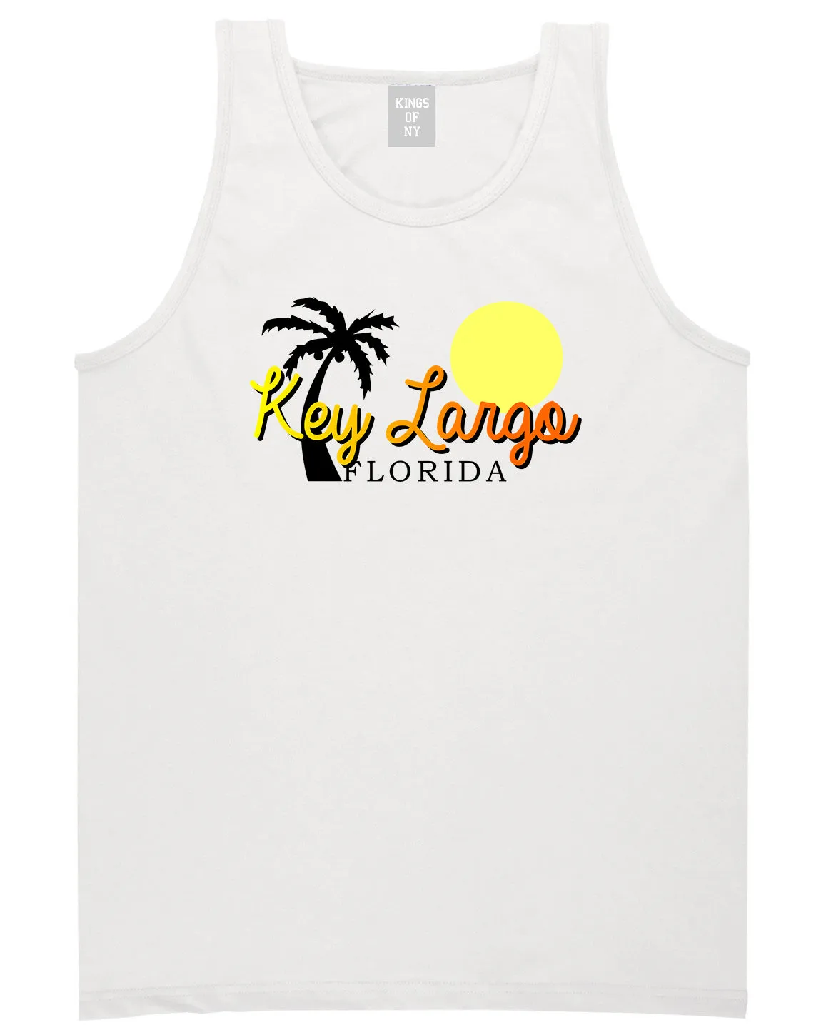 Key Largo Florida Souvenir Mens Tank Top Shirt
