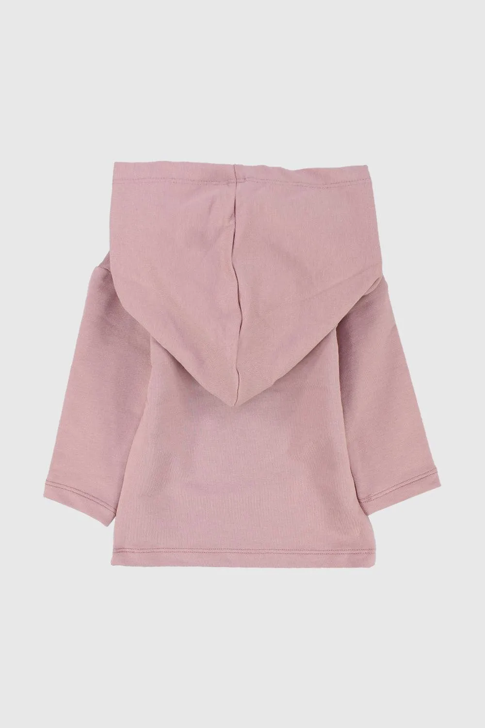 Little Heart Long-Sleeved Hooded T-Shirt