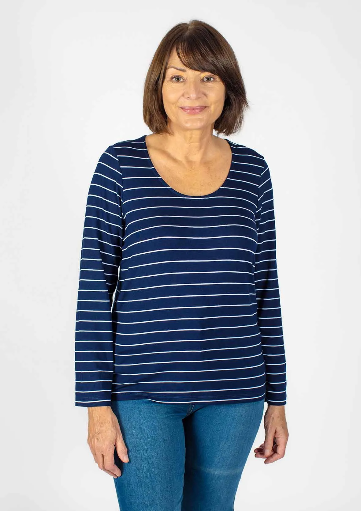 Long Sleeved Striped T- Shirt