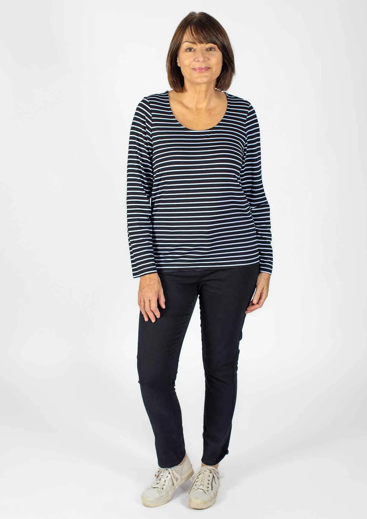 Long Sleeved Striped T- Shirt