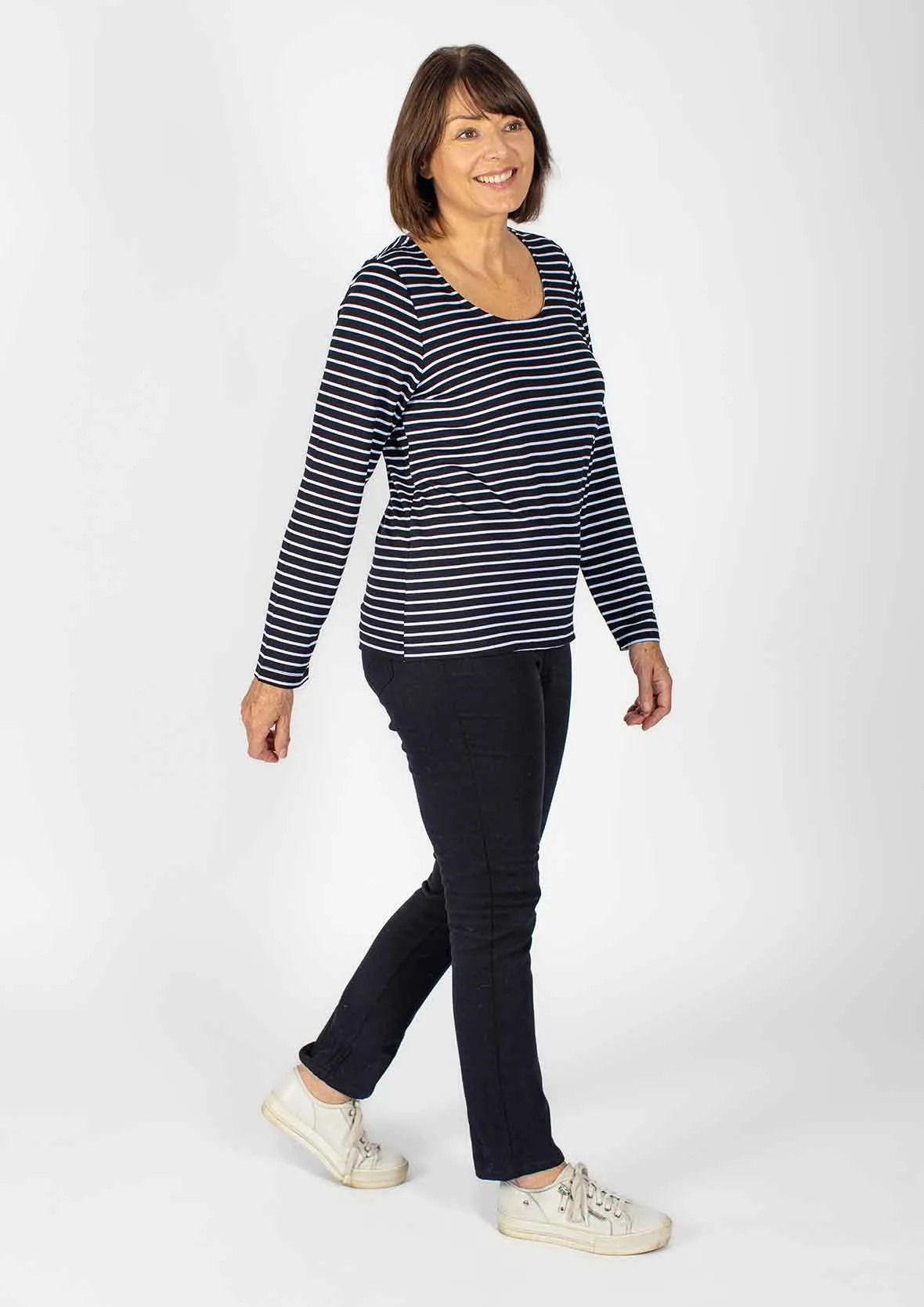 Long Sleeved Striped T- Shirt