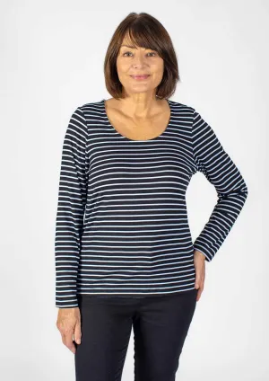 Long Sleeved Striped T- Shirt