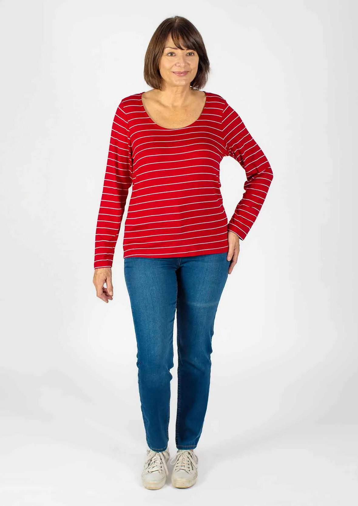 Long Sleeved Striped T- Shirt