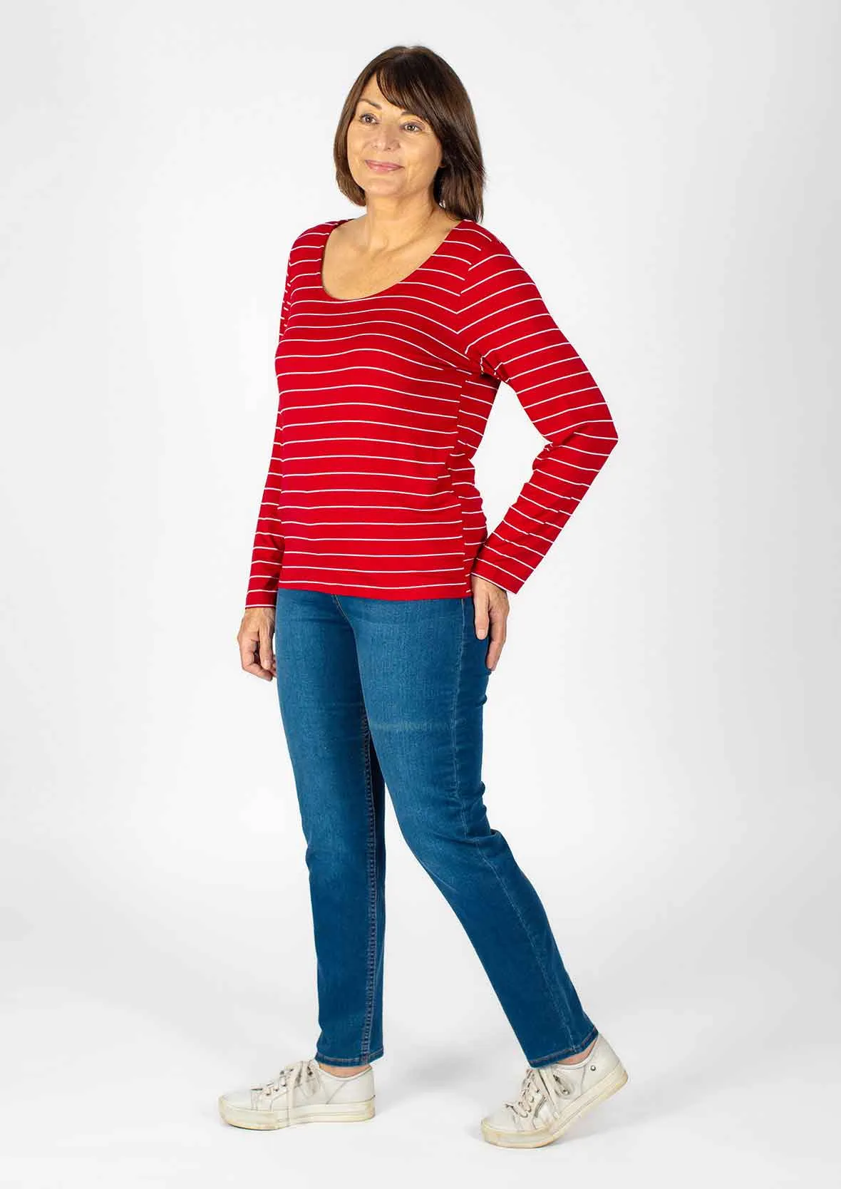 Long Sleeved Striped T- Shirt