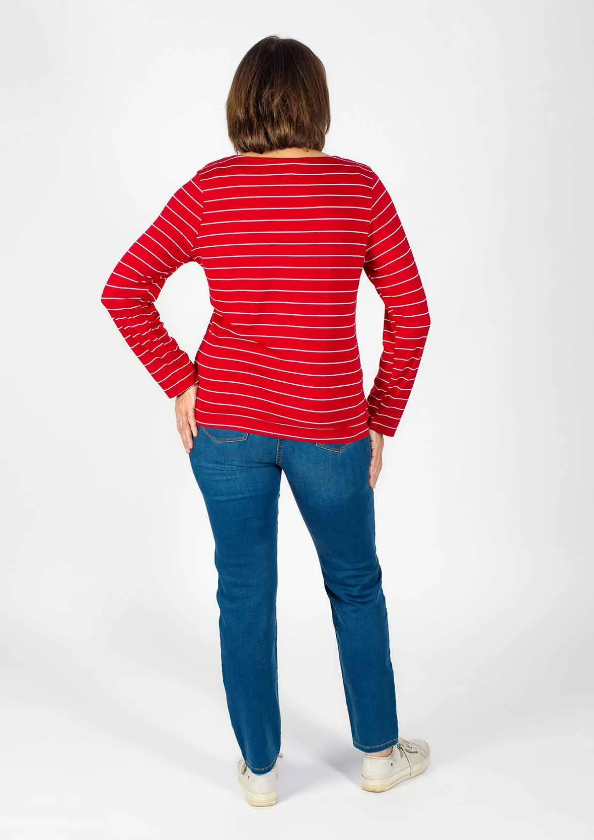 Long Sleeved Striped T- Shirt