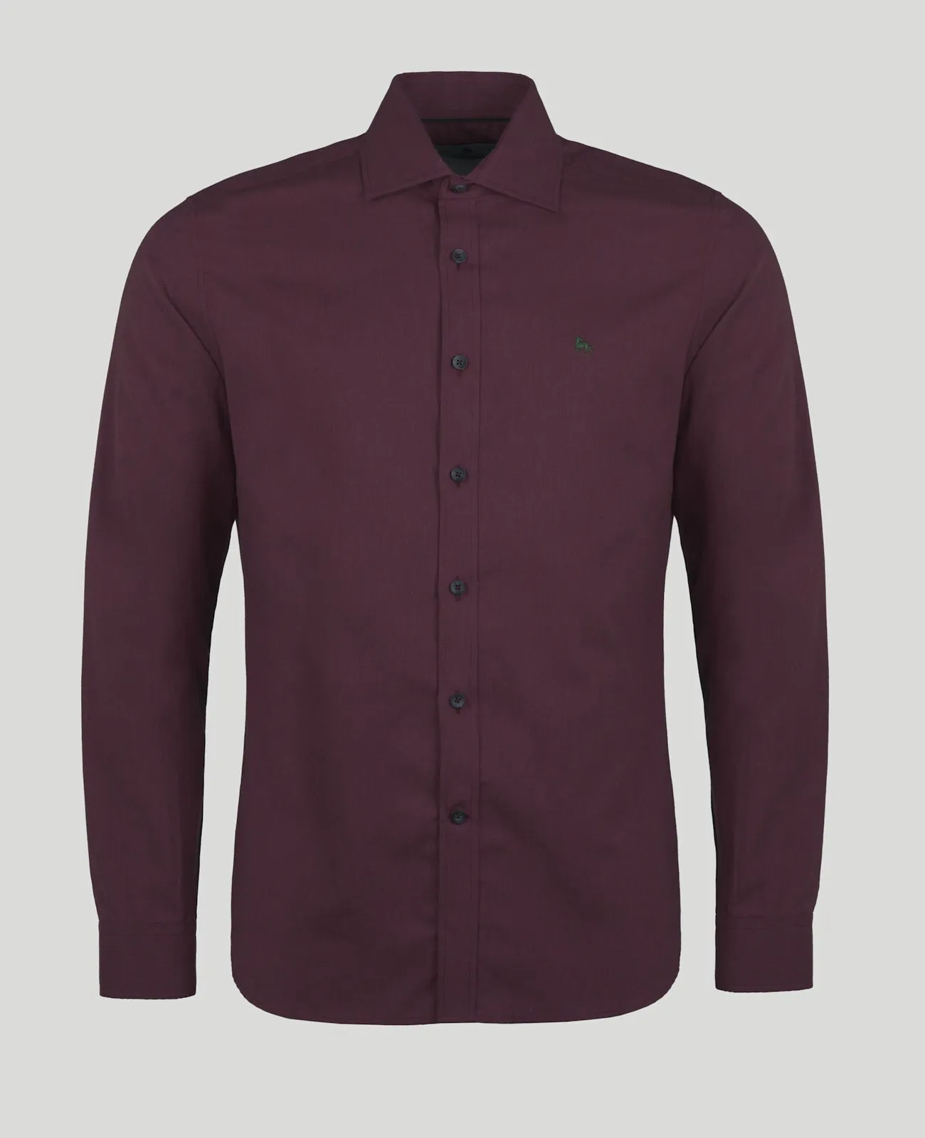 Magee - Tullagh Classic Button Down Shirt, Wine Red