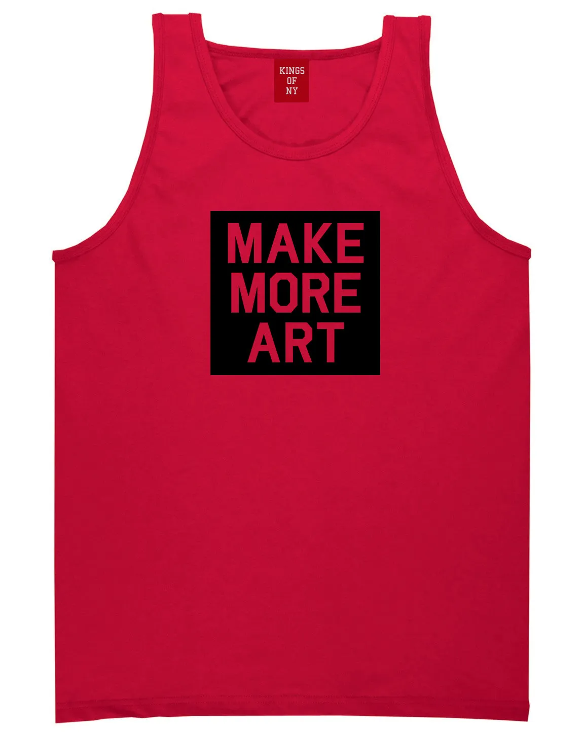 Make More Art Mens Tank Top Shirt