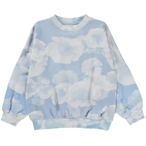 Marika Organic Cotton Sweatshirt | Cloudy Poppies | Molo