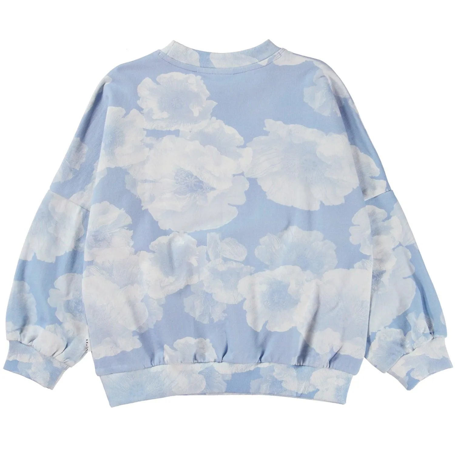 Marika Organic Cotton Sweatshirt | Cloudy Poppies | Molo