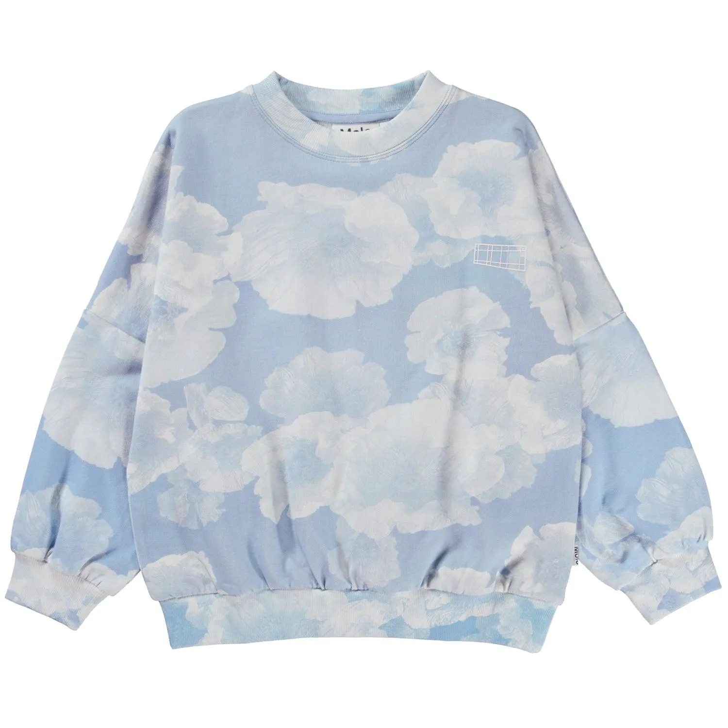 Marika Organic Cotton Sweatshirt | Cloudy Poppies | Molo