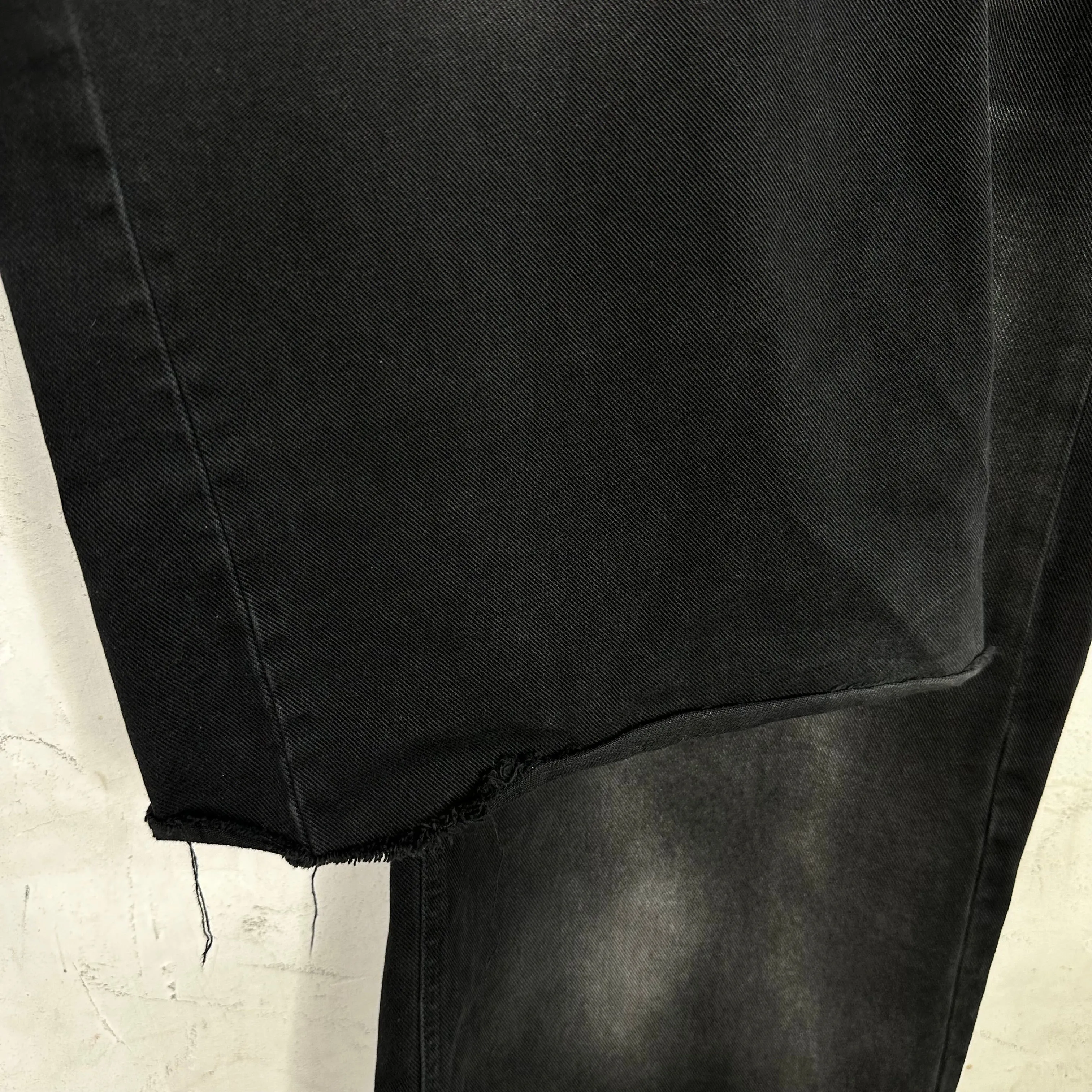 Marni Faded Wide Leg Cutoff Denim Pants