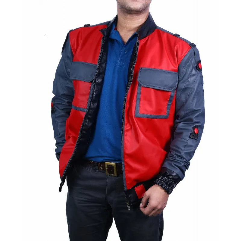 Marty McFly Back To The Future Leather Jacket