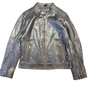 Mauritius Men's Black Distressed Soft Lambskin Leather Jacket