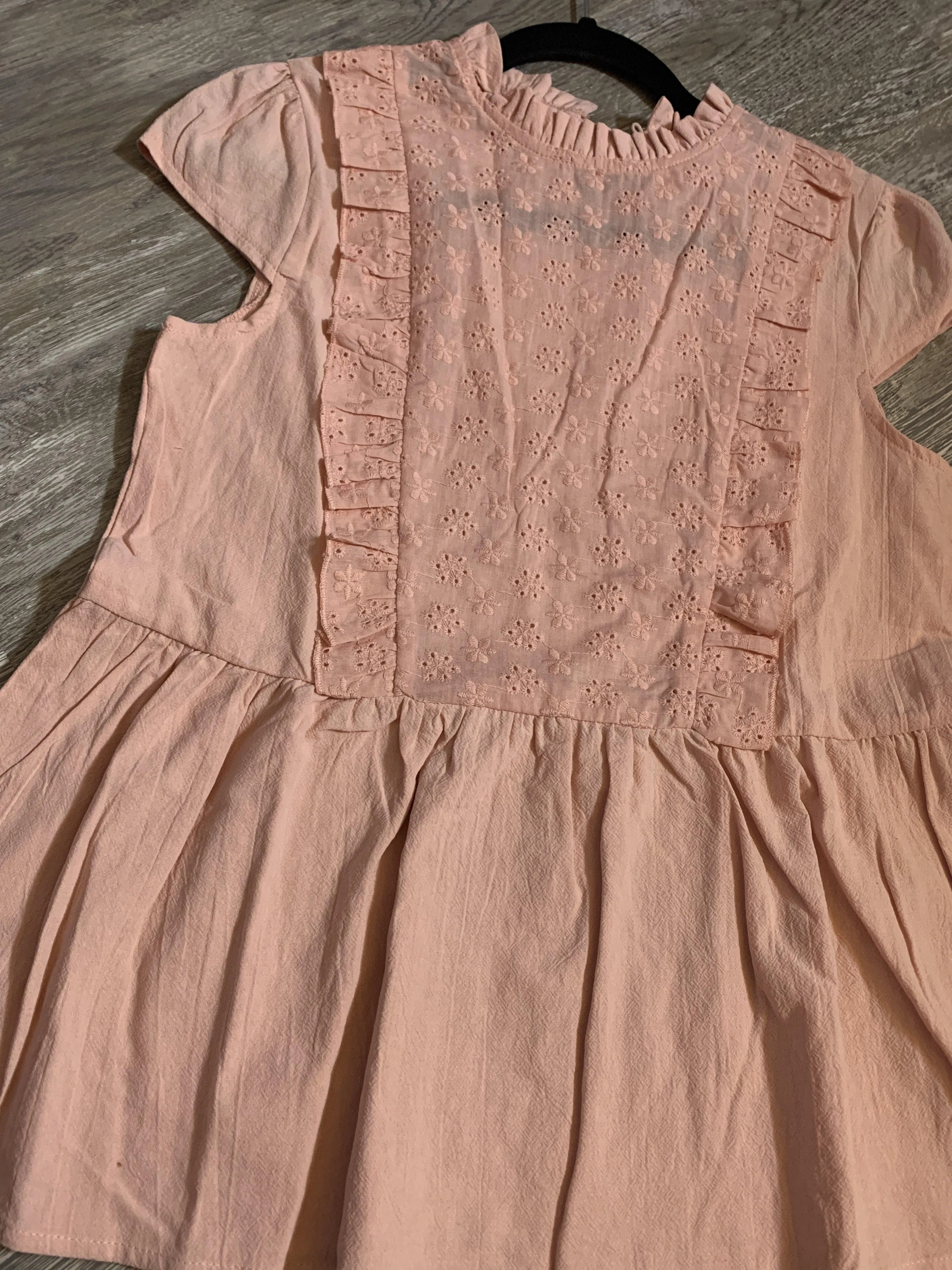 Mori Eyelet Blouse (Pink)