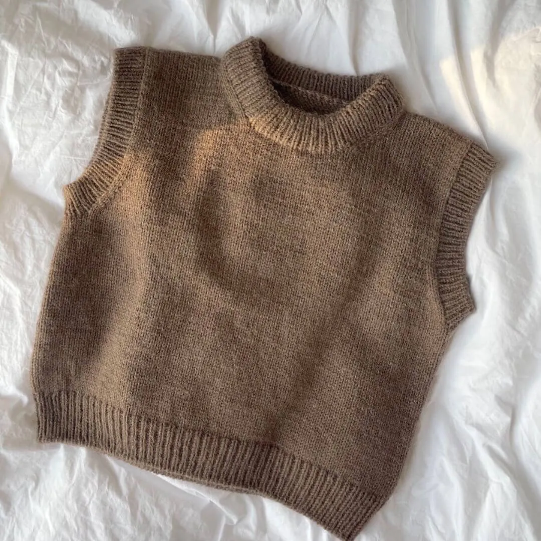 Novice Slipover Knitting Pattern - PetiteKnit